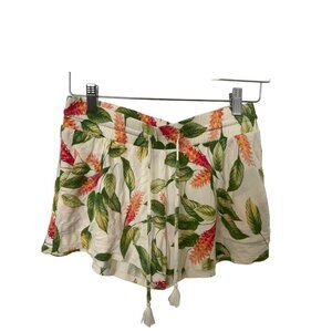 Stars Above Tropical Print PJ Lounge Shorts